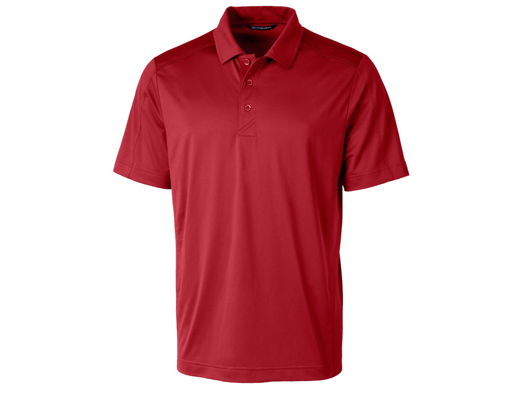MEN'S CUTTER & BUCK PROSPECT TEXTURED STRETCH POLO