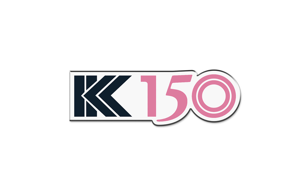 K150 ENAMEL PIN. TWO COLOR OPTIONS