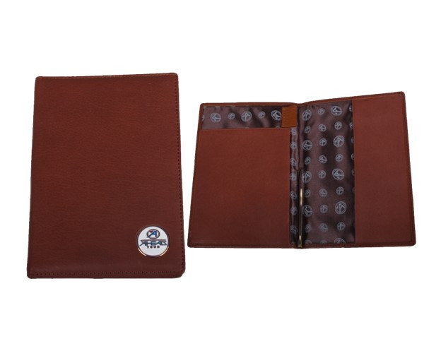 LEATHER SCORECARD HOLDER.  WHISTLING STRAITS LOGO EXCLUSIVELY.
