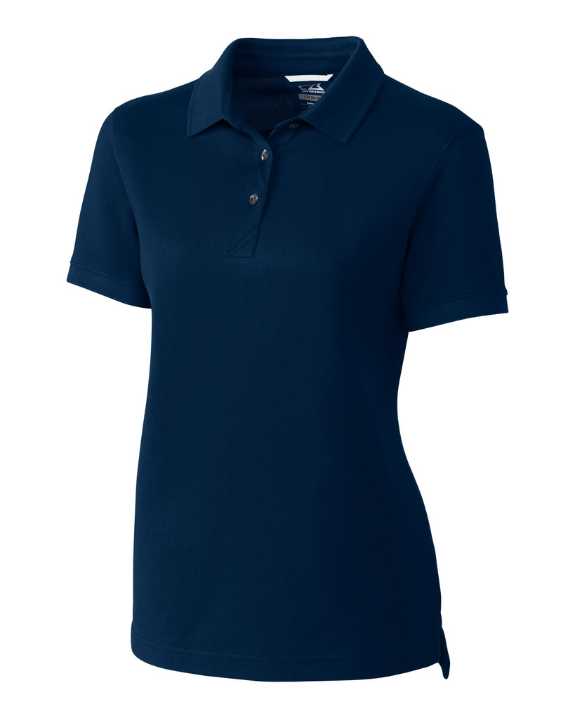 WOMEN'S  CUTTER & BUCK TRI-BLEND PIQUE POLO