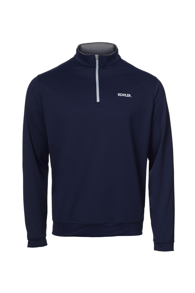 MEN'S PETER MILLAR PERTH PERFORMANCE QUARTER-ZIP.  KOHLER LOGO