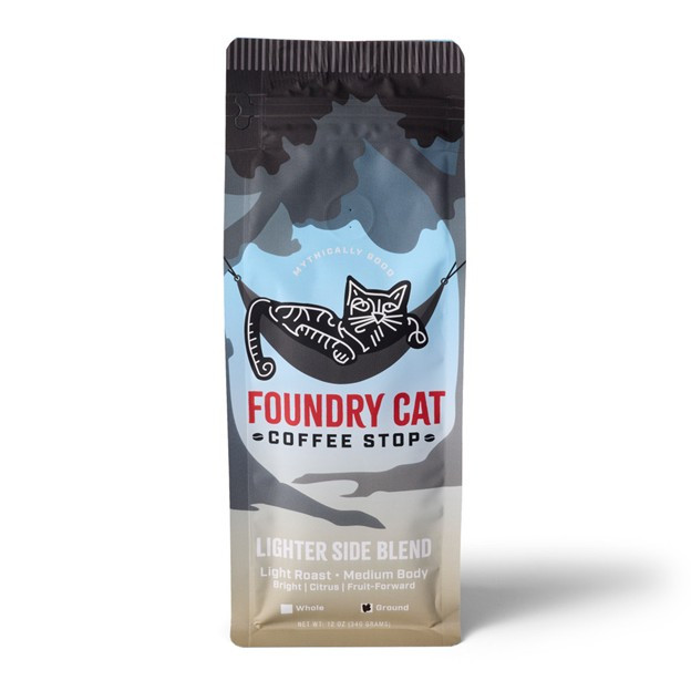 FOUNDRY CAT COFFEE 12OZ LIGHT ROAST