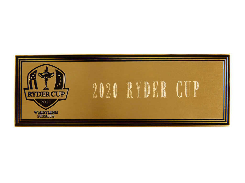 RYDER CUP LOCKER NAMEPLATE