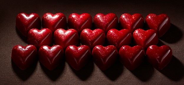 DARK CHOCOLATE HEARTS