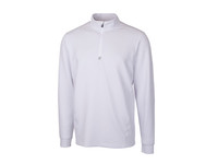 MEN'S CUTTER & BUCK TRAVERSE STRETCH QUARTER ZIP PULLOVER. 4 COLOR OPTIONS.