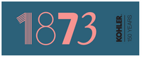 K150 1873 STICKER. THREE COLOR OPTIONS.
