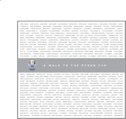 A WALK TO THE RYDER CUP BOOK