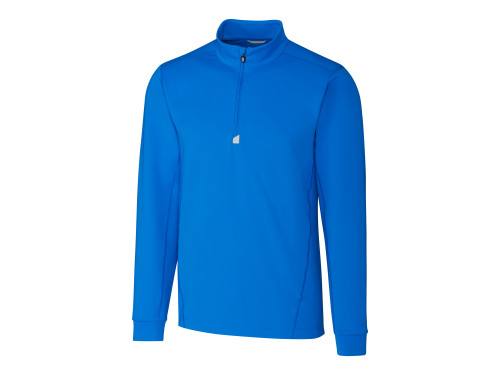 MEN'S CUTTER & BUCK TRAVERSE STRETCH QUARTER ZIP PULLOVER. 4 COLOR OPTIONS.