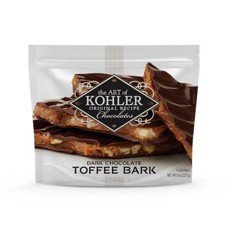 DARK TOFFEE BARK EIGHT OUNCES