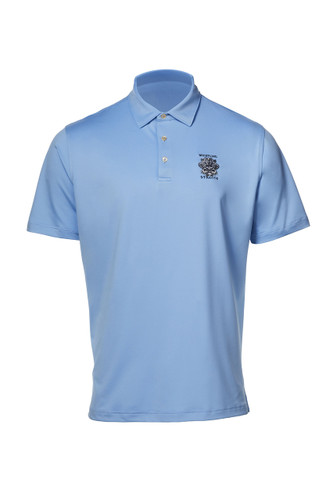 MEN'S PETER MILLAR SOLID PERFORMANCE POLO. WHISTLING STRAITS® LOGO EXCLUSIVELY. 4 COLOR OPTIONS.