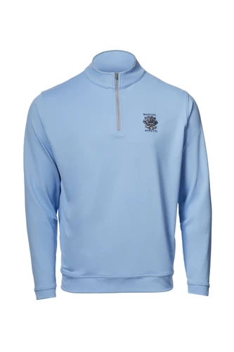 MEN'S PETER MILLAR PERTH PERFORMANCE QUARTER ZIP.  WHISTLING STRAITS® LOGO EXCLUSIVELY. 3 COLOR OPTIONS.