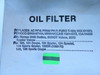 Alfa Romeo 2000 GTV & Fiat 124 128 X 1/9 Oil Filter