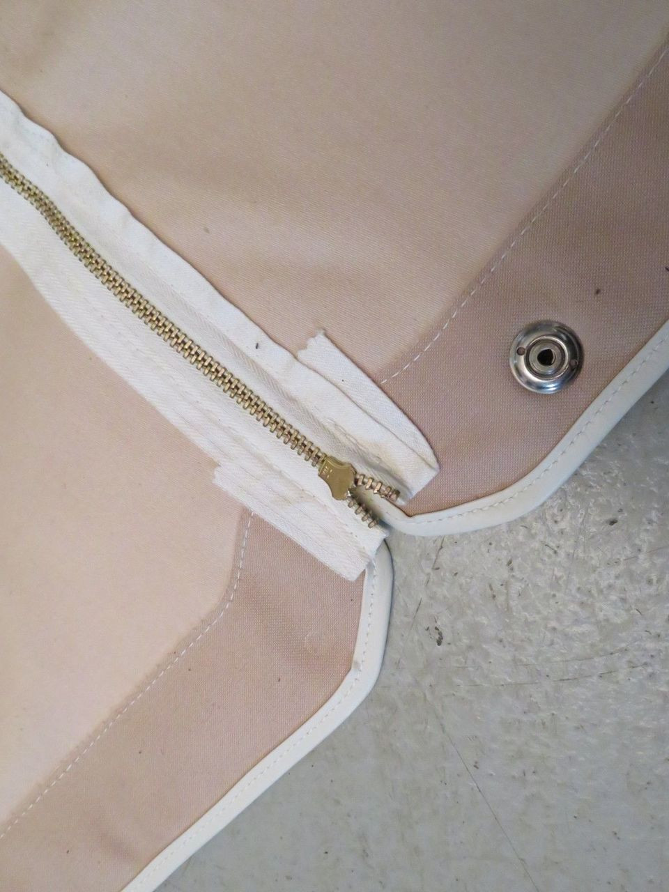 Tonneau Cover White NOS Amco Brand Fits Austin Healey 100/6 2-Seater 2903