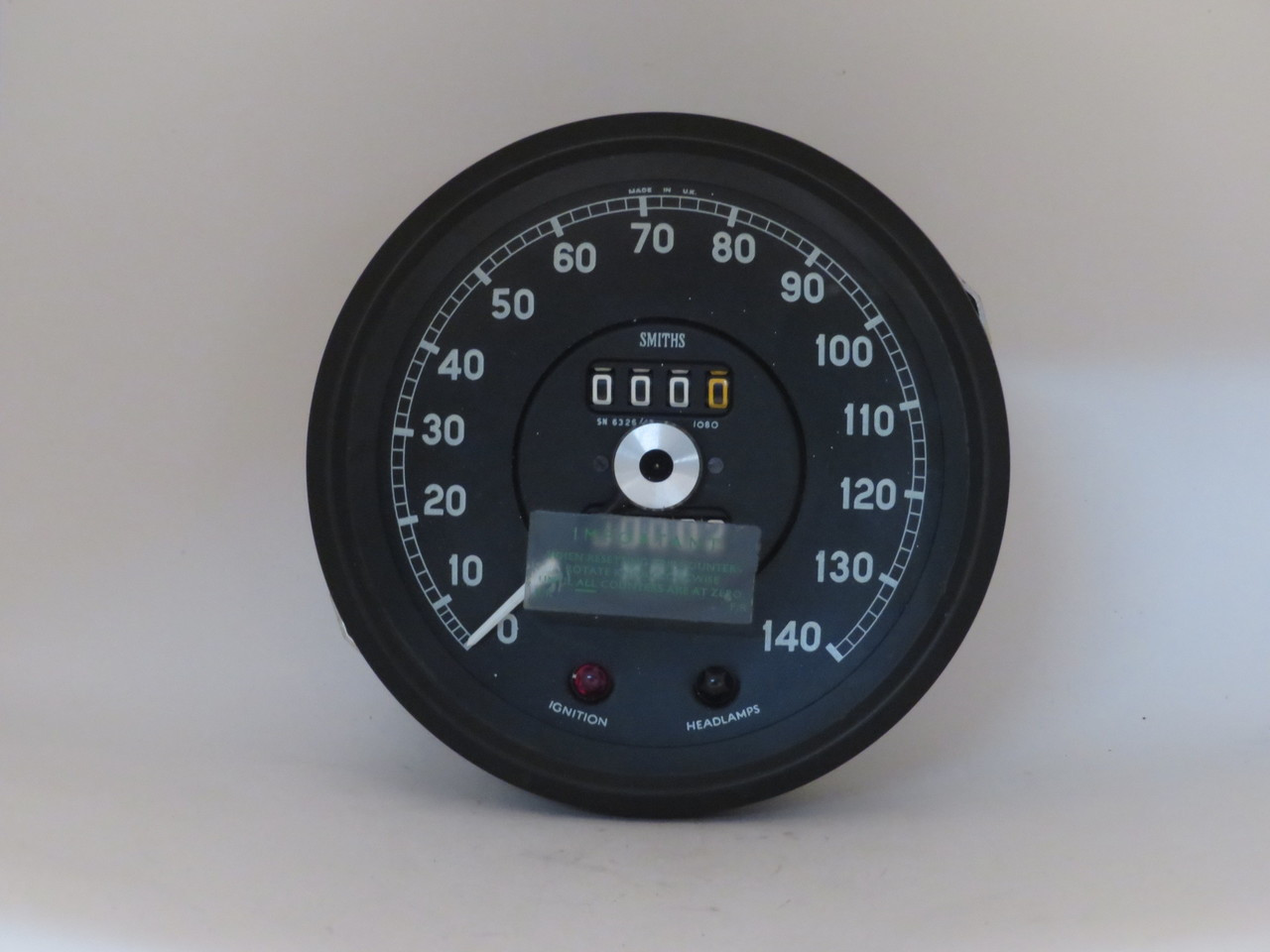 Jaguar 420G NOS Smiths 140MPH Speedometer  SN6326/45