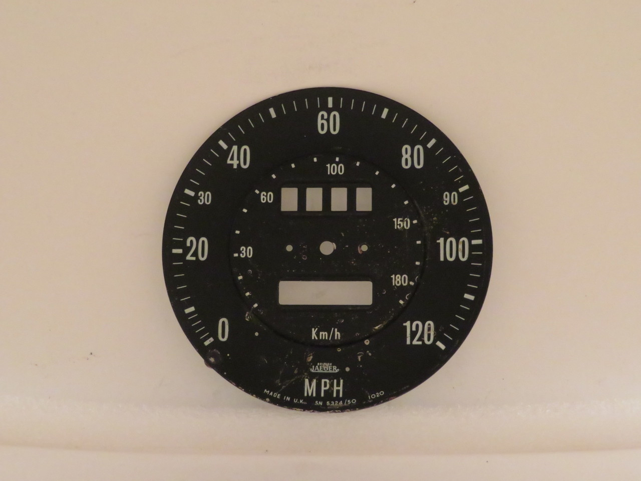 Sunbeam Alpine Speedometer Dial Face  SN5324/50