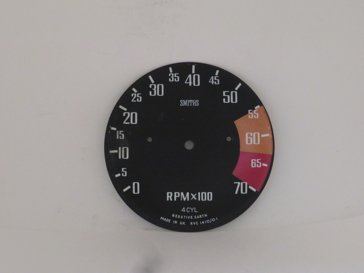 MG Midget Tachometer Dial Face Plate  RVC1410/01