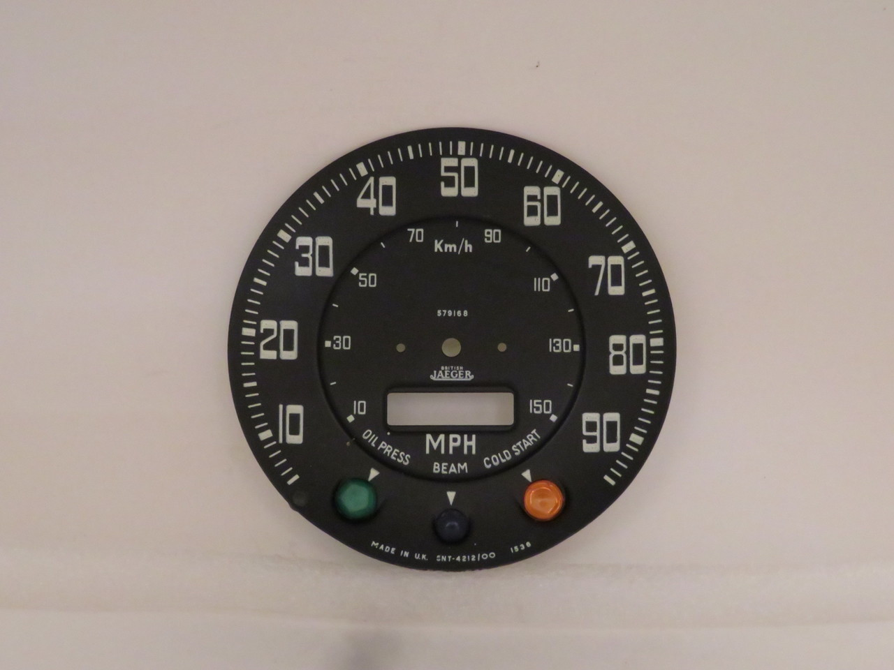 Land Rover Series 3 Speedometer Dial Face Plate