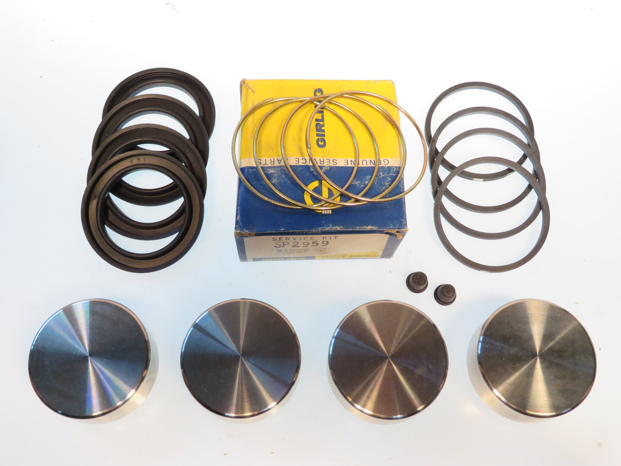Datsun 240Z 260Z & 280Z 316 Stainless Steel Front Brake Caliper Piston & Seal Kit 64932609SSK