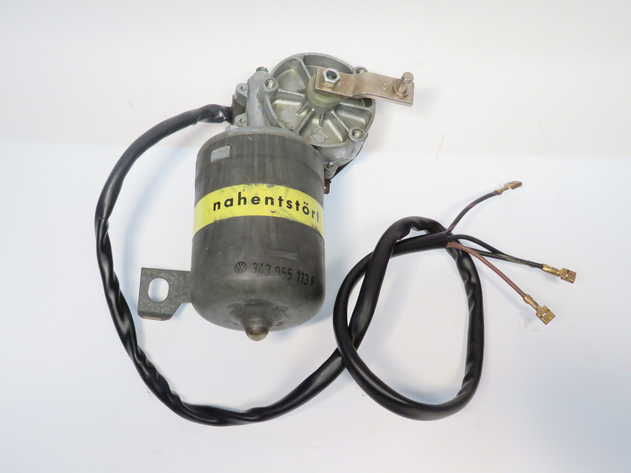 VW Fastback & Squareback NOS SWF 12 Volt Wiper Motor  343.955.113F