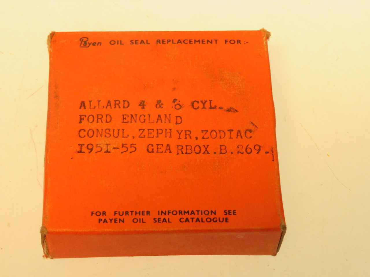 Ford Consul & Zephyr Gearbox Oil Seal  B269