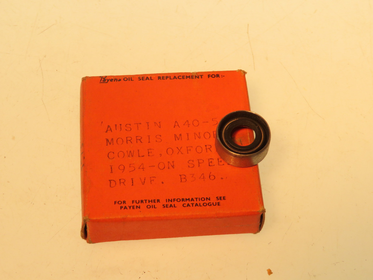 Morris Minor Austin Healey 100/6 3000 MG Midget MGA & Nash Metropolitan Speedometer Drive Oil Seal  B346