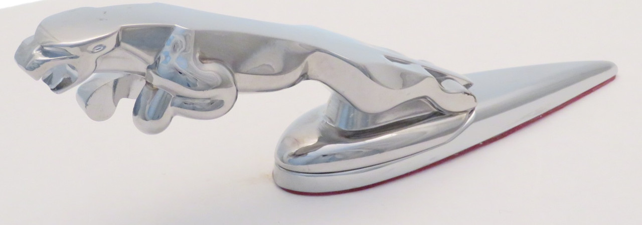 Jaguar XJ8 XJR & Vanden Plas 2004-2009 3D Leaper Chrome Hood Ornament  C2C39767