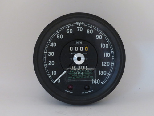 Jaguar 420G w/ Std Trans NOS Smiths 140MPH Speedometer SN6326/47
