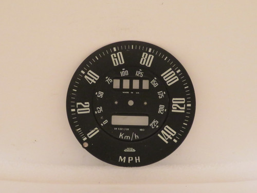Sunbeam Tiger MK1 Speedometer Dial Face 