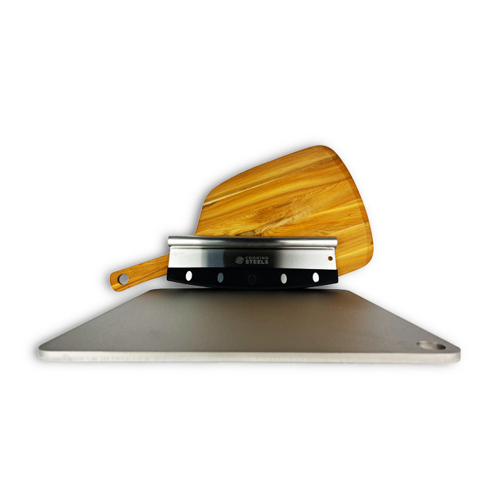 Deluxe Square Steel Pizza Stone Better than any Square Pizza Stone