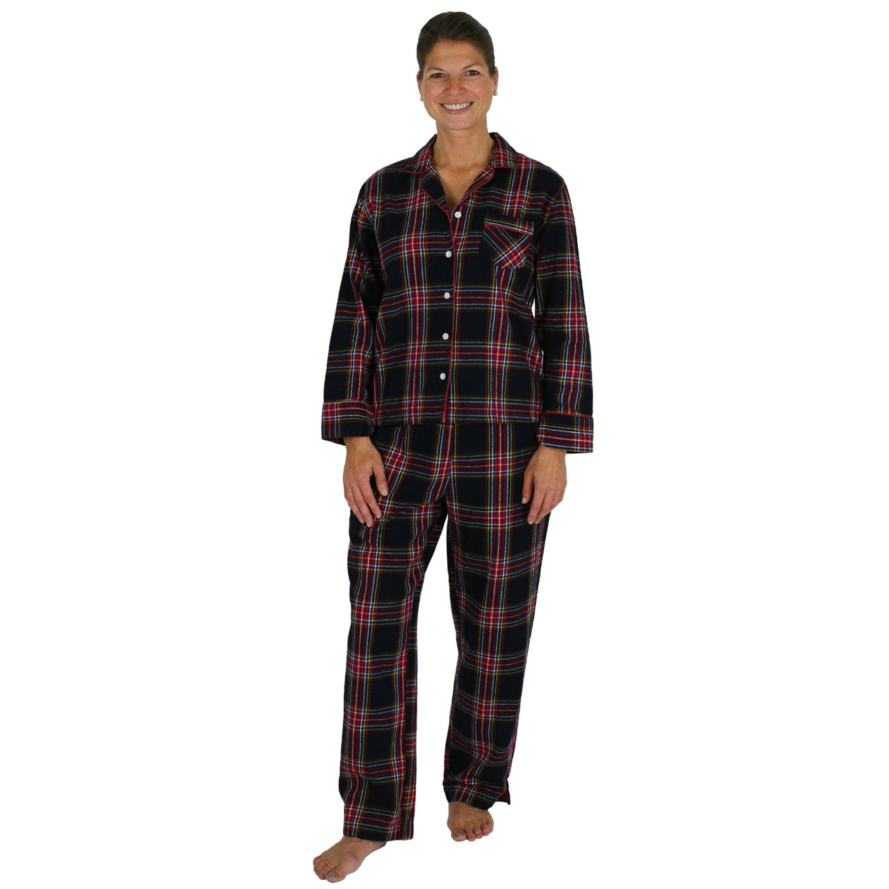 Merritt ~ Cotton Flannel Classic Long Sleeve Pajamas