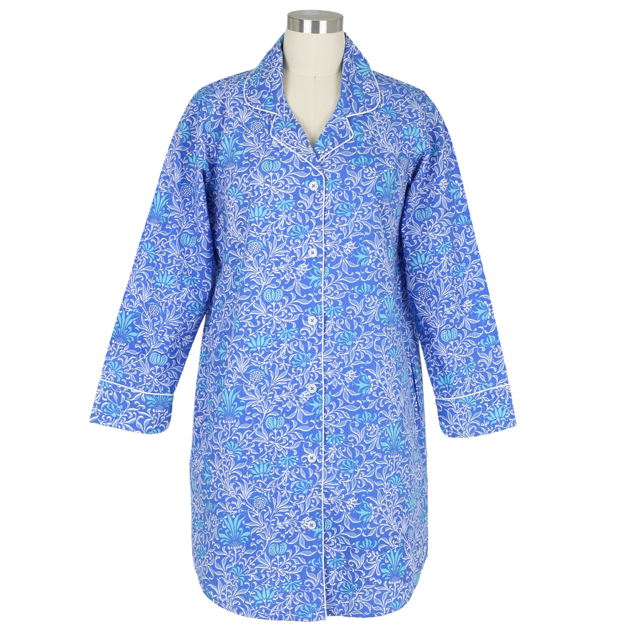 Gigi Cotton Poplin Nightshirt | Needham Lane