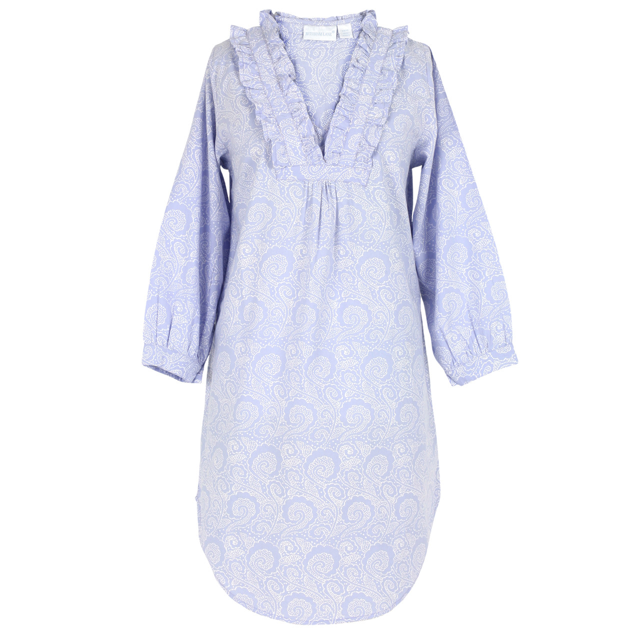 Sadie Ruffled Cotton Nightshirt