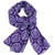 Women's fashion scarf purple lavender