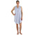 Women's soft and comfortable 100% all cotton seersucker sleeveless summer nightgown