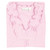 Pink & White 100% cotton seersucker sleeveless nightgown with ruffled neck