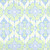 Swatch of Carmen print in blue green colors