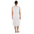 Light weight pure cotton white sleeveless nightgown