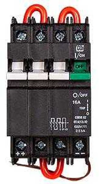  16 Amp 600 VDC Din Rail mount breaker. Breakers and Fuses MNEPV16-600RT