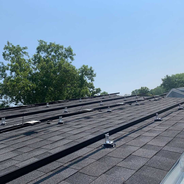 Rooftech RoofTech RT-MINI II Self-Flashing Roof Mount Base - Deck or Rafter Mount Two in One Flashing and Hardware RT-MINI II