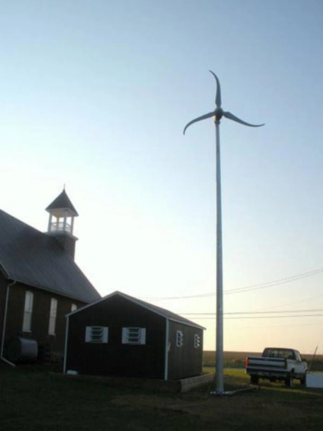 SkyStream 3.7 Pro AC Wind Turbine - 240V, 60Hz - Solamp - Renewable Energy