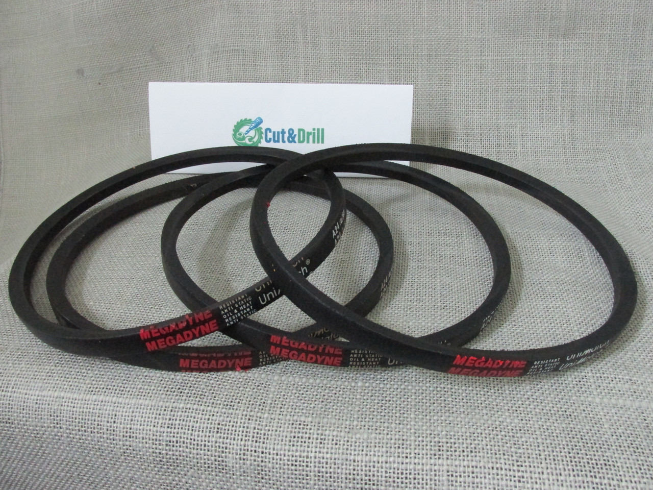 49-150 Delta Drive Belt Matched Set of 4 v-belts