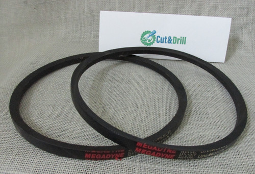 1343342 & 1343343 Delta DP250 Drill Press 2 V-Belt Set