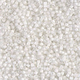 7.2 GM DB0066 11/0 Delica: Crystal/White ICL (APX 1400 PCS)