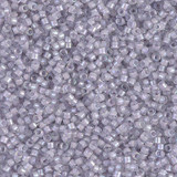 7.2 GM DB0080 11/0 Delica: Crystal/Lt Lavender ICL/R (APX 1400 PCS)