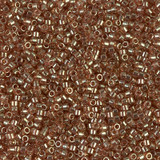 7.2 GM DB0102 11/0 Delica: Faded Rose/Gold T/L (APX 1400 PCS)