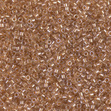 7.2 GM DB0901 11/0 Delica: Crystal/Rose Gold ICL* (D) (APX 1400 PCS)