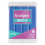 Sculpey III -- Blue Glitter