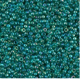 5g 0295 15/0 Miyuki Rocaille : Green T/R