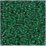 5g 0017 15/0 Miyuki Rocaille : Emerald Green T/SL