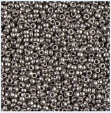 5g 0190F 15/0 Miyuki Rocaille : Nickel Plated M/MA